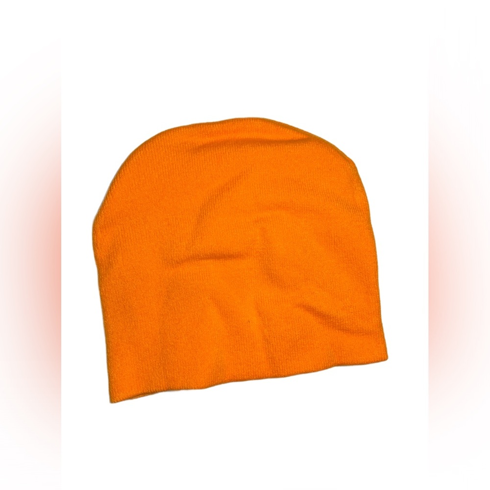 AMIRI Vibrant Orange and Blue Beanie Hat - Picture 2 of 2